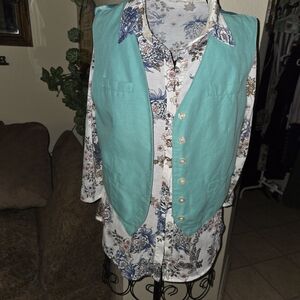 Green Vest for Effortless Layering